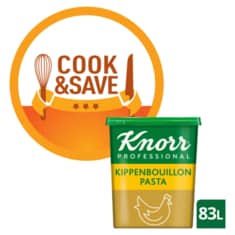Cook & Save Cadeau: Knorr Professional Kippenbouillon Pasta 1.5 kg - 